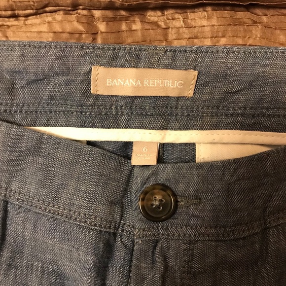 Banana Republic Chambray Shorts, 6 - Picture 3 of 4